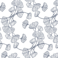 Floral, botanical vector pattern. Illustration for your holiday, wedding, new year, for the design of postcards, for prints on fabrics