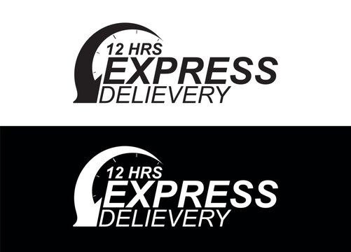 Express delivery in 12 hours. Fast delivery, express and urgent shipping