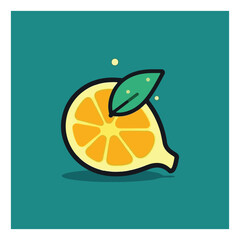 Fresh lemon fruit, vector illustrations
