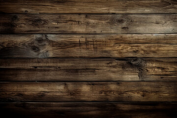 Naklejka premium wood backgrounds, brown wooden floor texture. Generative Ai. 