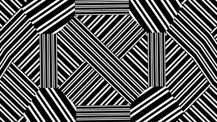 Abstract background from black stripes for a book or booklet.  Background in 4k format 3840 х 2160.