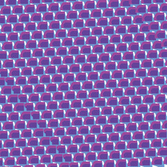 Geometric shapes form a metal texture with pores or depressions.