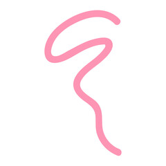 Obraz premium Fun colorful line doodle