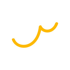 Fun colorful line doodle