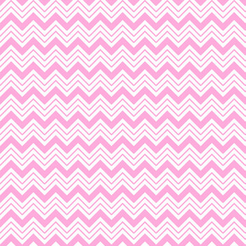 Pink Chevron Seamless Pattern