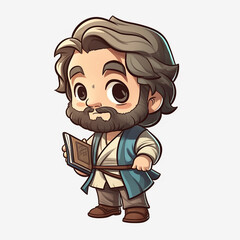 cartoon illustration of a person