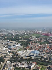 Obraz premium aerial view of the city