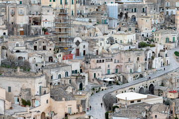 Fototapeta premium The Sassi of Matera, a Unesco World Heritage Site.