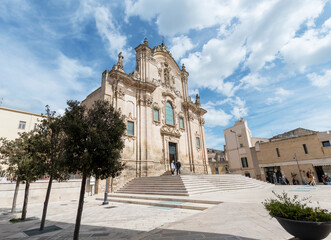 Fototapeta premium The Sassi of Matera, a Unesco World Heritage Site.