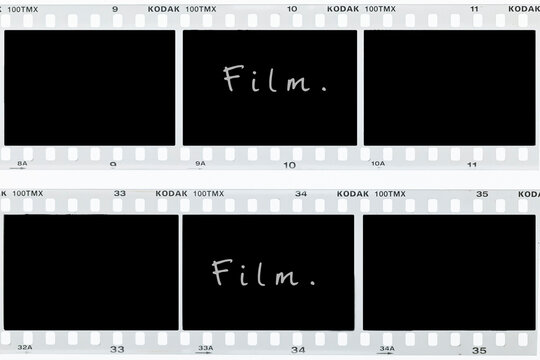 Bangkok, Thailand - December 11, 2020 film collections frame.Kodak black and white Films.