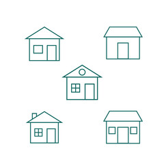 Home icon ,house icon vector logo design template