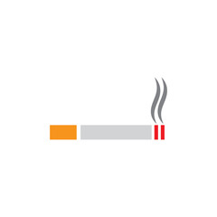 Cigarette icon vector logo design template