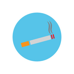 Cigarette icon vector logo design template