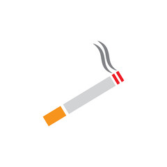 Cigarette icon vector logo design template