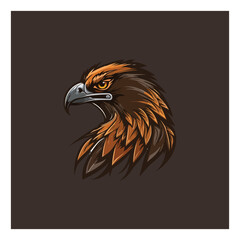 hawk vector logo, eps.  10 editables