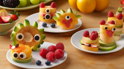 Obraz premium Fun food for kids