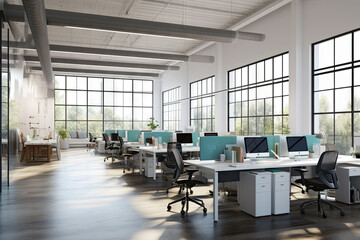 The Modern Workspace: A High-Resolution Celebration of Collaboration and Productivity
