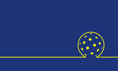Cool editable vector background of pickleball theme great for any graphic design media	