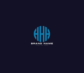 Obraz premium professional h latter logo design