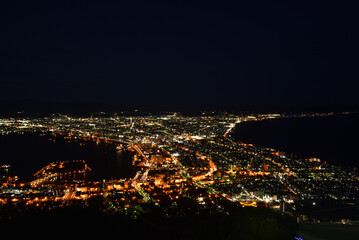 Scenic view of Hakodate, Hokkaido