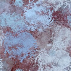 background blue seamless pattern fabric design print wrapping paper digital illustration texture wallpaper watercolor paint 