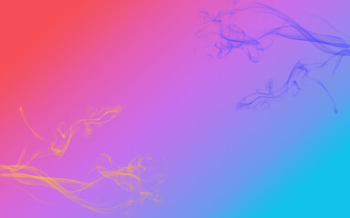 Fototapeta na wymiar abstract gradient background with smoke on it sides