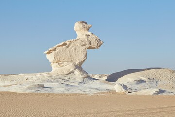 The Otherworldly White Desert Near Egypt's Bahariya Oasis