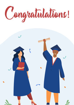  graduation convocation congratulation vector design