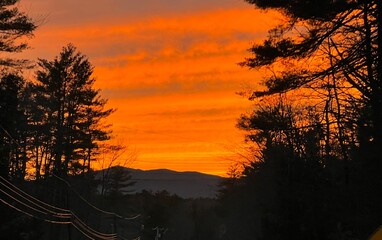 Sunset in New Hampshire 