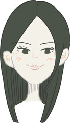 顔タイプ別イラスト【クール】