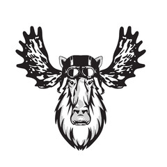 moose head vector