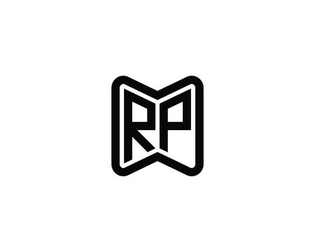 RP Logo design vector template