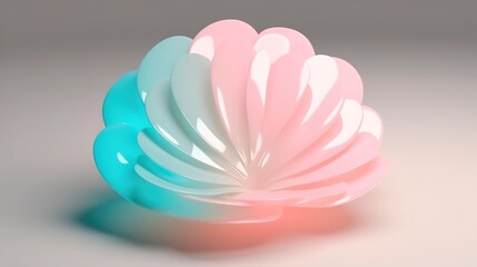 Flowers. Soft Pop Texture created with Generative AI