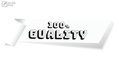 100% Guality Vector banner design.
