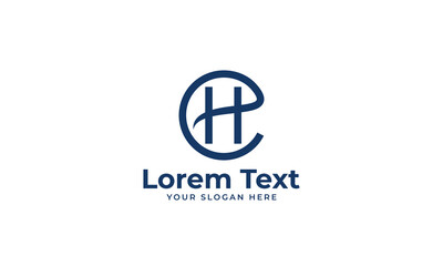 eH letter mark vector logo design, He abstract icon