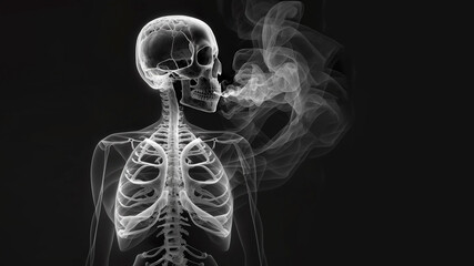 stop smoke, bad, x ray - obrazy, fototapety, plakaty