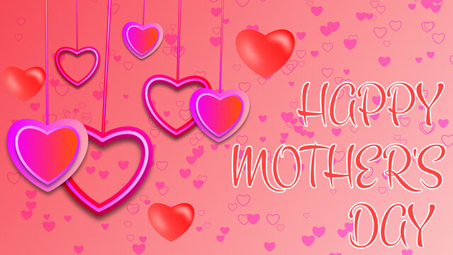 happy mothers day creative illustration