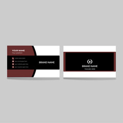 Fototapeta premium Corporate creative Business card design.