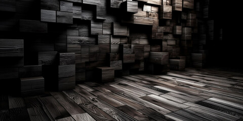 abstract black wood wallpaper