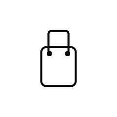 Top choice Shopping Bag Icon Vector Illustration Logo Template. Editable graphic resources for many purposes.