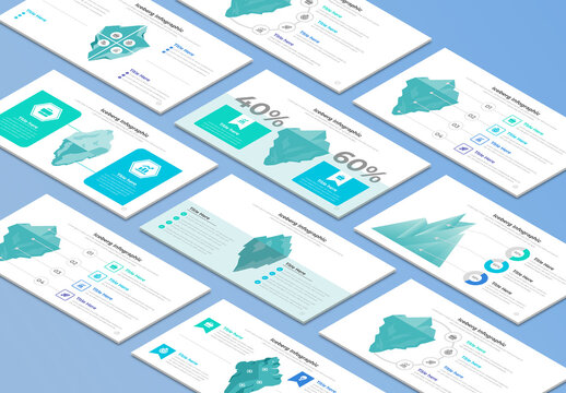 Iceberg Infographic Presentation Layout