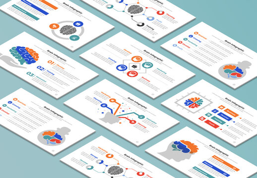 Brain infographic Layout Design