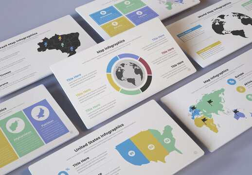 Map Presentation Infographic Design