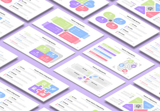 Matrix Business Infographic Presentation Design