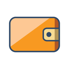wallet icon design vector template