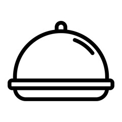 cloche line icon