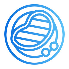 steak gradient icon