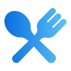 cutlery gradient icon