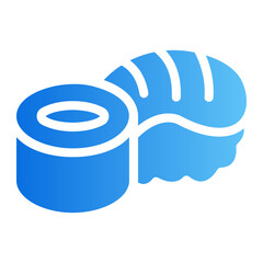 sushi gradient icon
