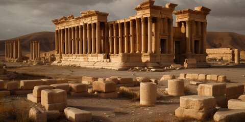 The city of Palmyra lies Generative AI